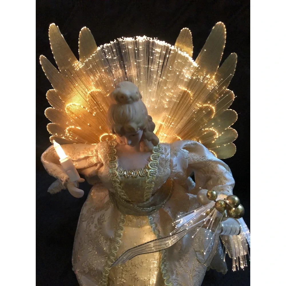 Vintage Fiber Optic Christmas Angel 12
